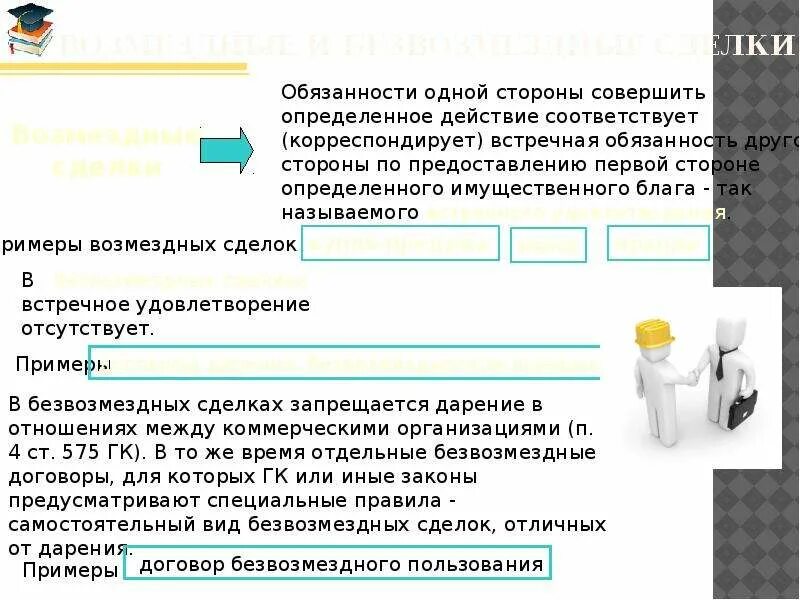 Безвозмездные сделки супругов. Возмездные и безвозмездные сделки. Безвозмездные сделки примеры. Виды сделок возмездные безвозмездные. Безвозмездной сделкой является:.