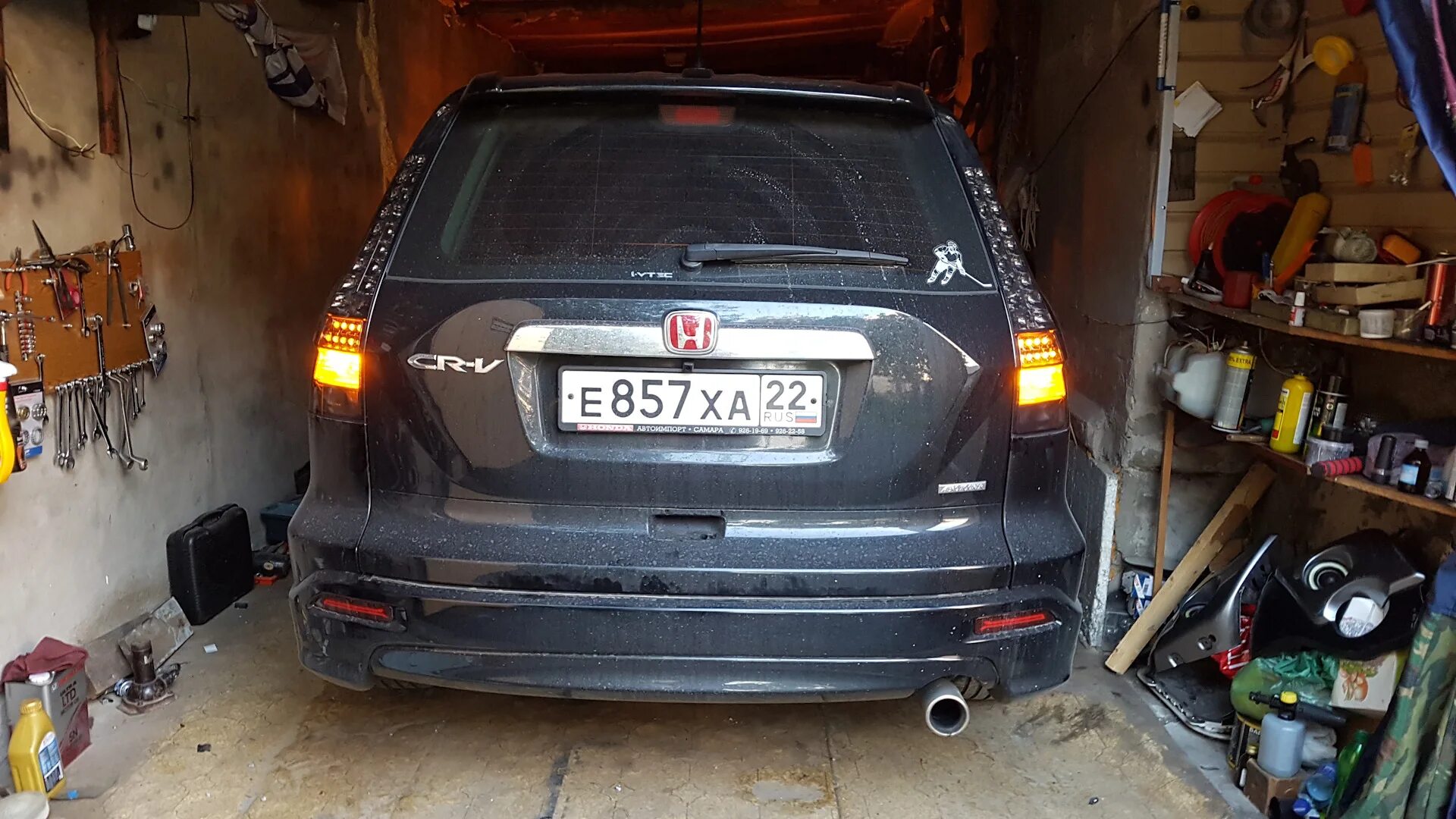 Тюнинговая задняя оптика на CRV 3 (светодиоды)
