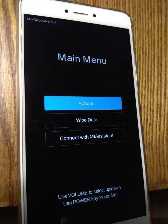 Reboot на телефоне что делать. Recovery 3.0 Xiaomi. Redmi Recovery 3.0. Main menu Redmi Recovery 3.0. Меню Xiaomi Recovery 3.0.