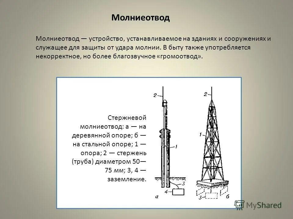 Схема стержневого молниеотвода. Молниеотвод м-26. Молниеприемник стержневой чертеж. Молниеотвод могк -35. Стержневой молниеотвод.