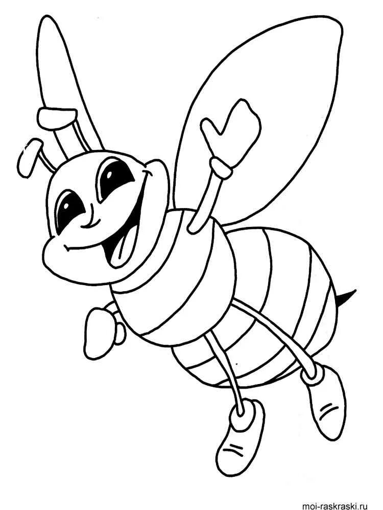 Пчела раскраска. Пчела раскраска для детей. Оса раскраска для детей. Раскраска пчёлка для детей. Раскраска пчела для детей