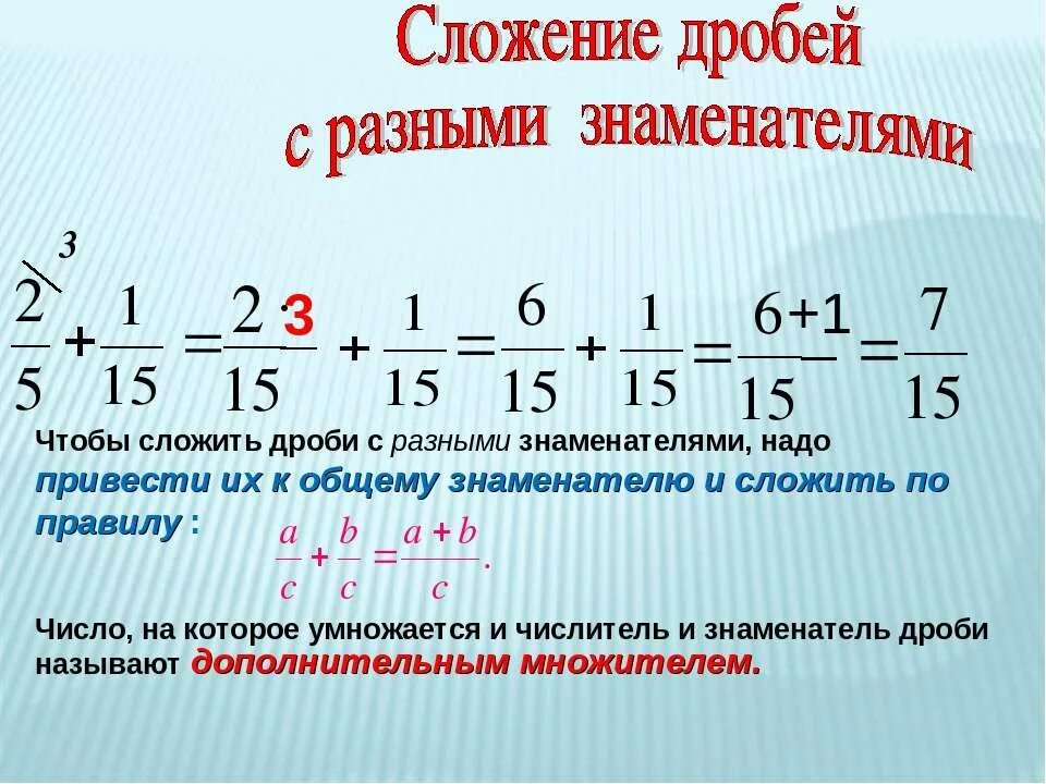 Сложение 3 дробей с разными знаменателями. Сумма дробей с разными знаменателями. Правило сложения дробей с разными знаменателями. Сложение дробей и вычитание дробей с разными знаменателями. Общий знаменатель 16 и 25