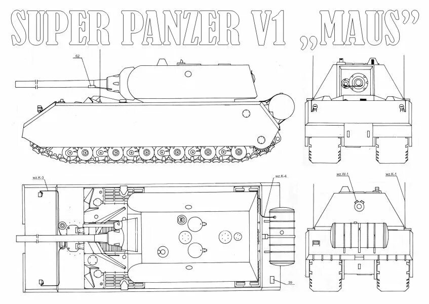 Шаблоны легких танков. Чертеж танка Маус. Маус танк чертеж. Maus танк чертеж. Кв 2 чертеж.