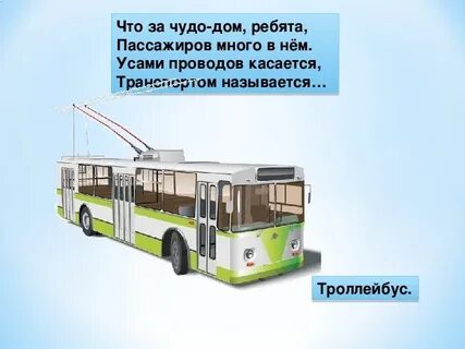 Как пишется троллейбус