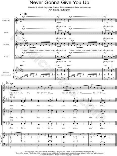 Невер гив ю ап текст. Never gonna give you up ноты для фортепиано. rick astley never gonna give you up ноты для фортепиано. ноты невер гона гив ю ап. rickroll ноты.