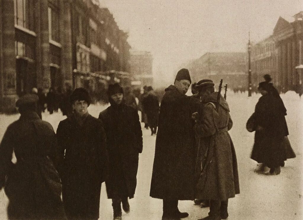 Петроград в 1917 году. Петроград зима 1917.