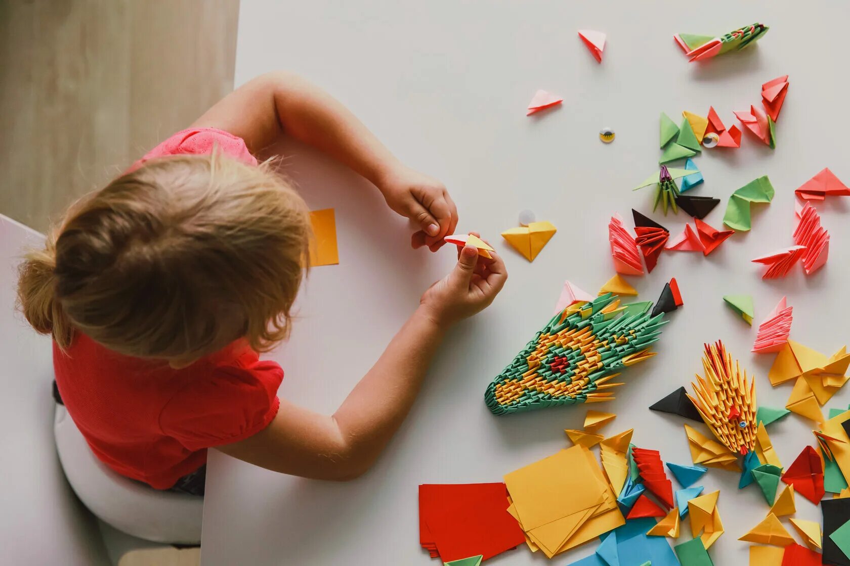Оригами семей. Поделки для детей. Дети творчество. Поделки для дошкольников. Творческие занятия для детей.