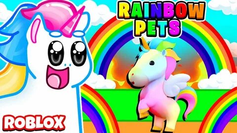 Rainbow petting