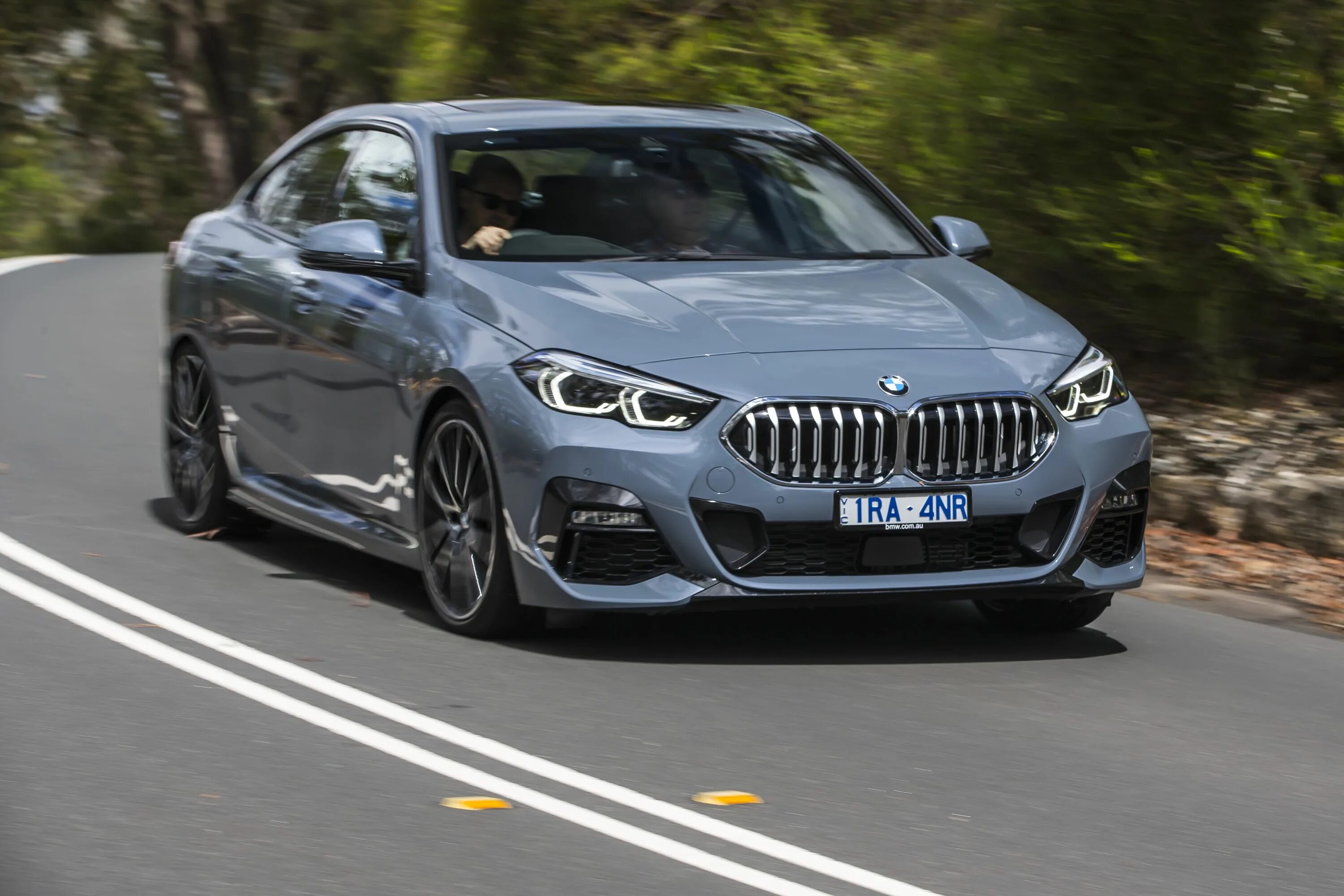 Скачать обои скорость, BMW, Gran Coupe, UK-spec, 2-Series, M Sport, 2020, 218i, 