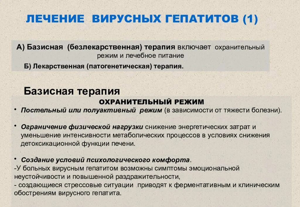 Гепатит в условия лечения. Базисная терапия острого вирусного гепатита с. Базисная терапия при гепатитах. Базисная терапия гепатита а. Принципы терапии вирусных гепатитов.