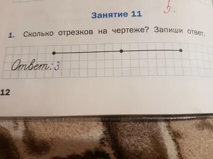 Сколько отрезков на прямой