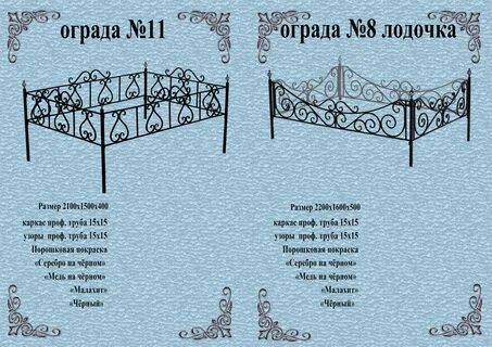 Оградка чертеж размеры