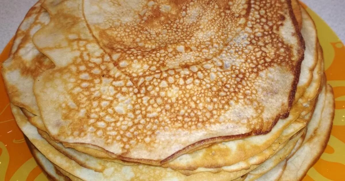 Блины с кислым молоком рецепт тонких