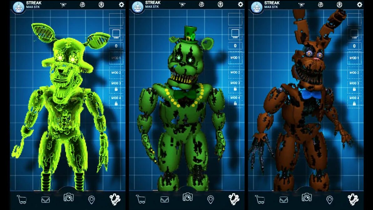 Фнаф ар мод все открыто. Workshop animations фнаф. fnaf ar workshop animations. радиоактивный бонни. fnaf ar animations.
