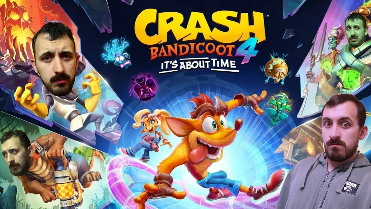 Стрим тайм. Краш краш. Столкновение инди игр. Кэш ор крэш. Crash Bandicoot 4 злодей бандит.