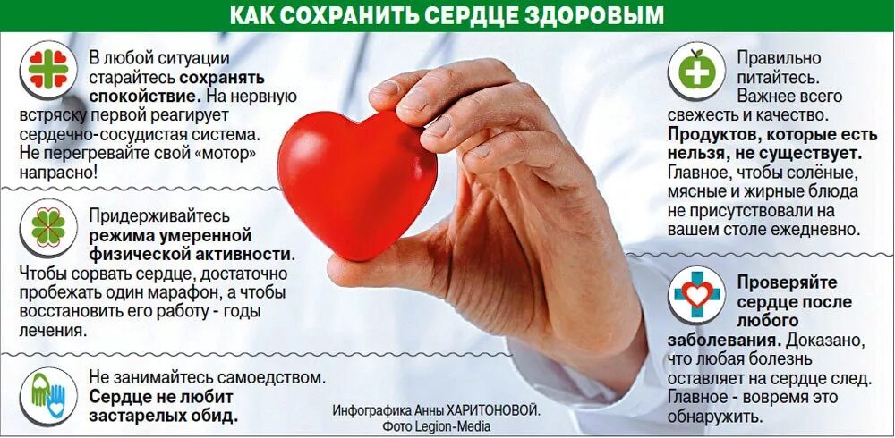 Поддержание здоровья сердца
