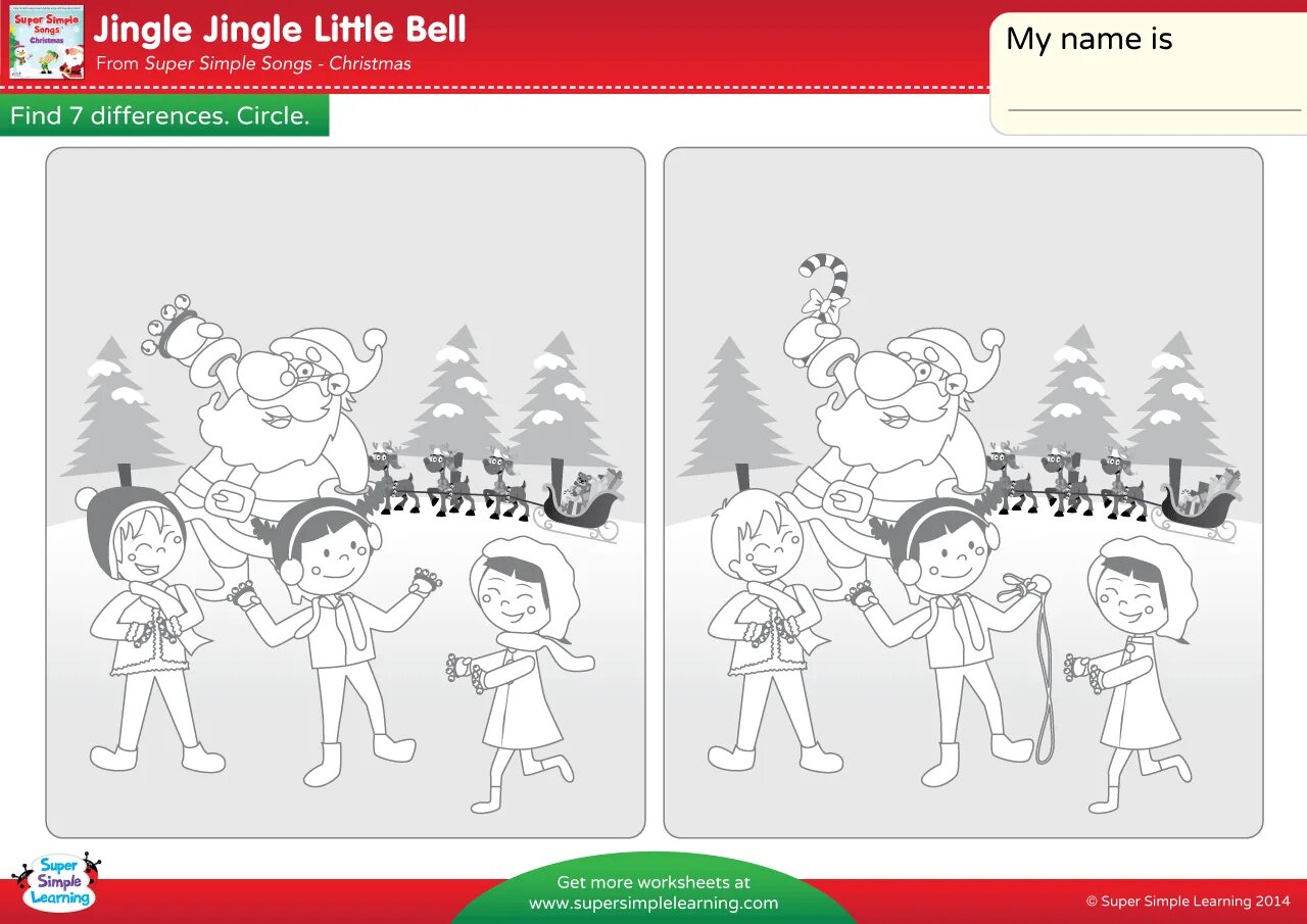 Snowflake super simple song. Super simple songs christmas. jingle little bell. задания джингл. super simple christmas worksheets.