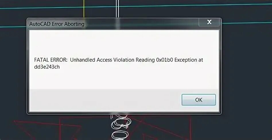 Fatal error unhandled access violation reading. Фатал еррор AUTOCAD. Фатальная ошибка AUTOCAD unhandled. Фатальная ошибка Автокад. АРК ошибка Fatal Error.