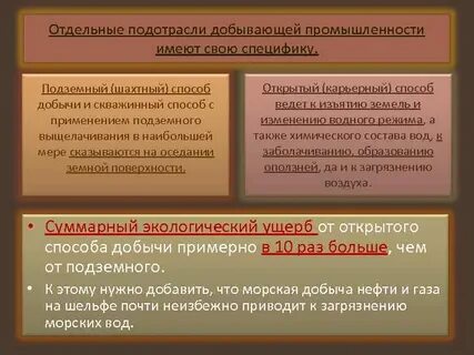 Проблемы добычи и использования минеральных ресурсов