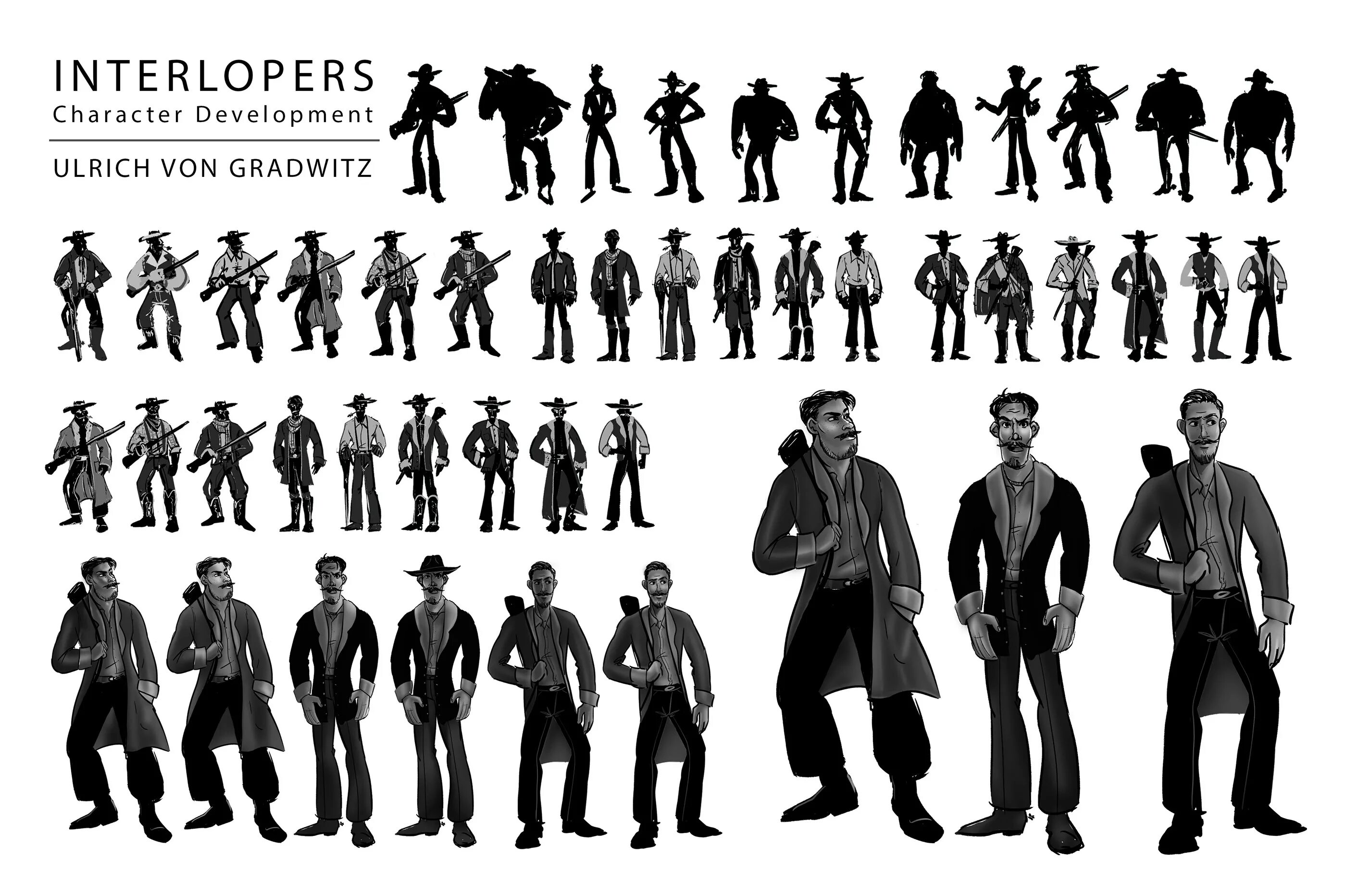 Character development. Interlopers бадди. interloper. game character development.