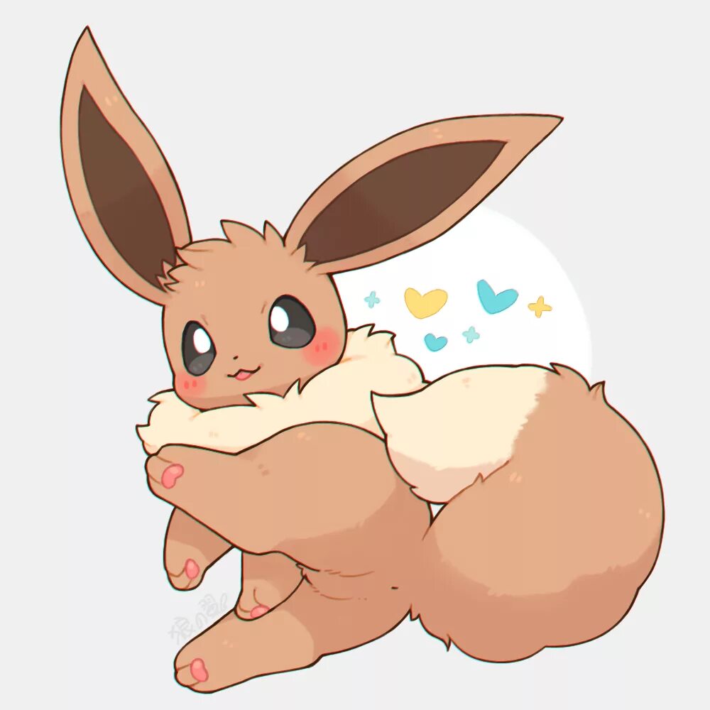 Покемон Eevee female. Pokemon Eevee 34. Покемон Eevee арт. Иви самка покемон.