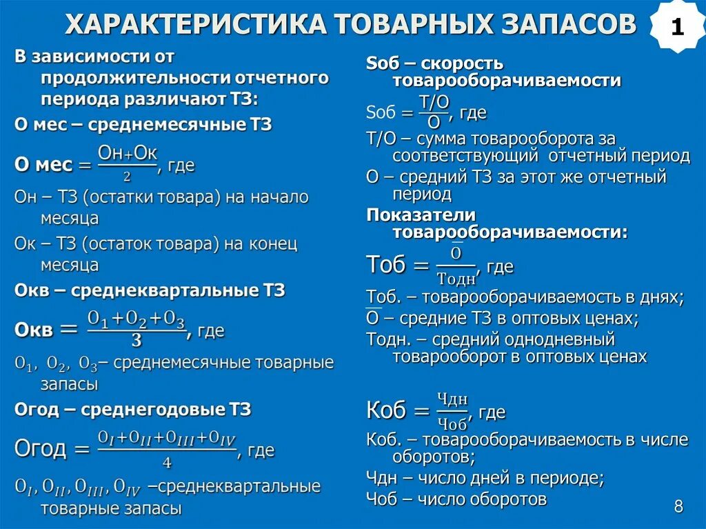 Товарные запасы тыс руб. Характеристика товарных запасов. Особенность товарных запасов. Обеспеченность товарными запасами формула. Товарооборот и товарные запасы формулы.