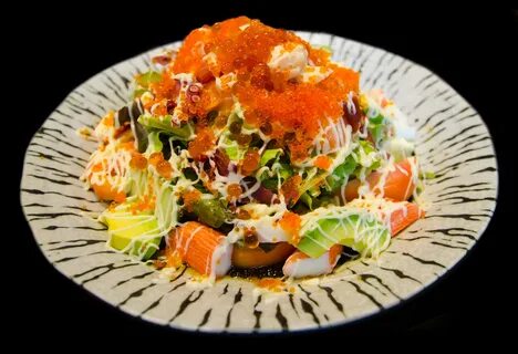 Салат с морепродуктами и икрой рецепт