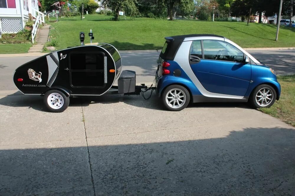 Smart Fortwo с прицепом. Smart Fortwo Camper. Кемпер из Smart Fortwo. Прицеп для смарт Форту. Smart camping