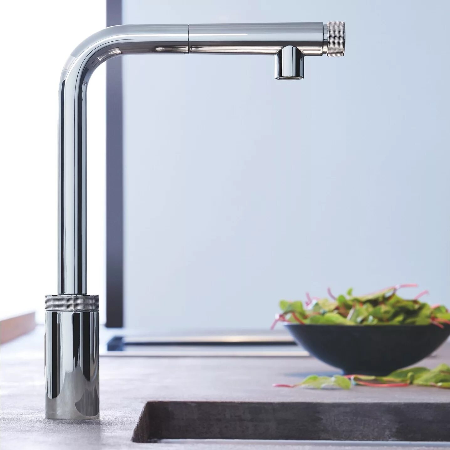 Смеситель grohe выдвижным изливом. Смеситель для кухни grohe minta. смеситель grohe minta 32321002. grohe minta smartcontrol. grohe minta с выдвижным изливом.