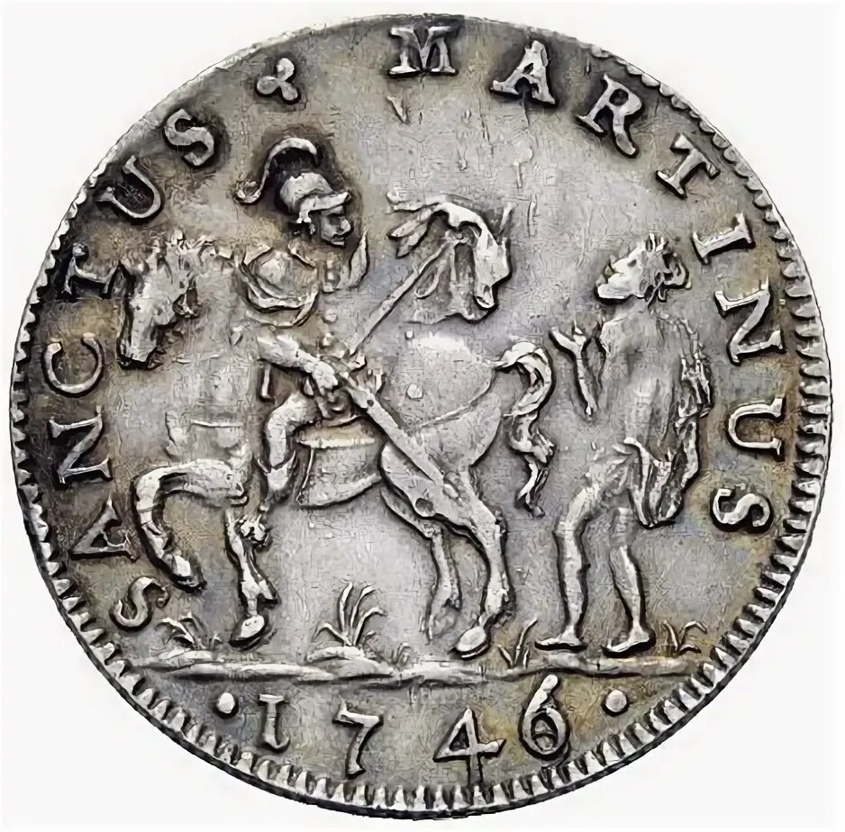 Лукка 15 сольдо. 1 Скудо 1741 года, Италия, Республика Лукка. 1800 лир