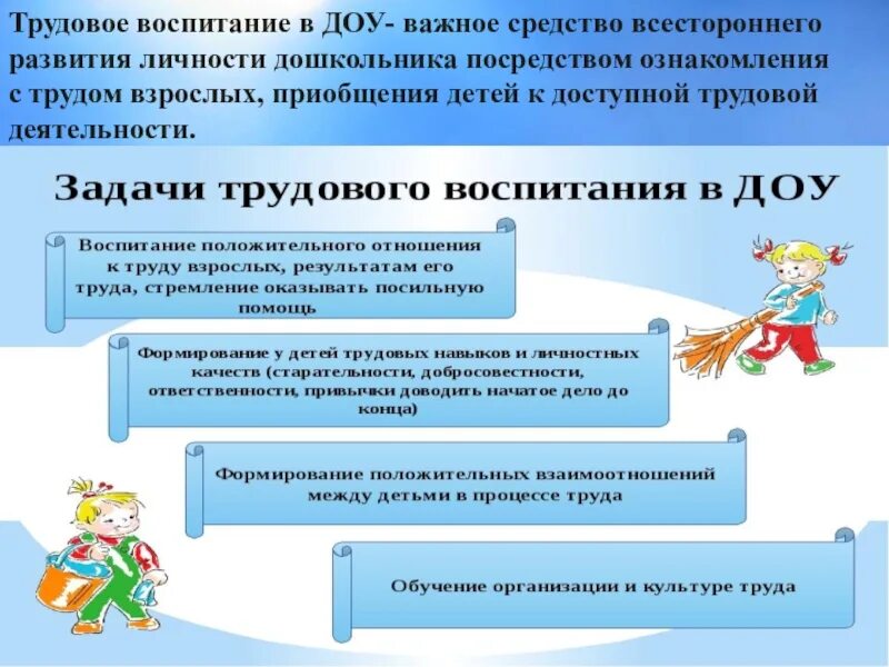 Как сформировать у дошкольника интерес к труду. Формировать ценностное отношение к труду у дошкольников. трудовое воспитание в системе всестороннего воспитания детей. ценности трудового воспитания. способы приобщения дошкольников к труду.