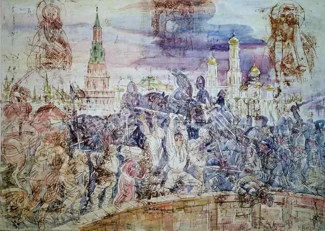 Смута 1996. Смута картины. Смутное время картины. Картины советских художников по смуте.