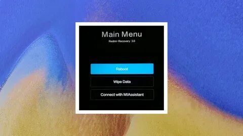 Ксиоми main menu