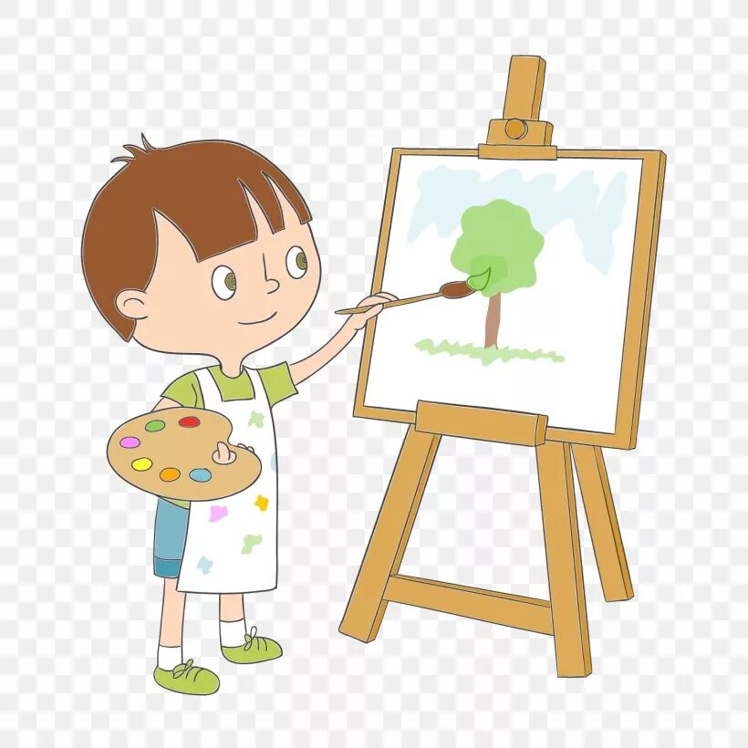 Paint a picture перевод. Рисование для детей. Художник с мольбертом. Мольберт для рисования для художников. Детский рисунок.