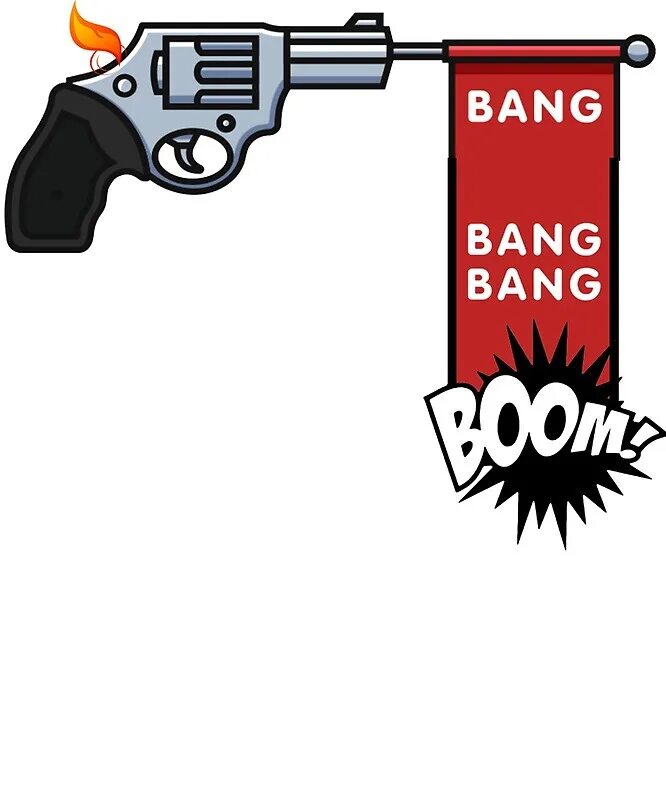 Bang. Ban ban. Gun Toy Bang.
