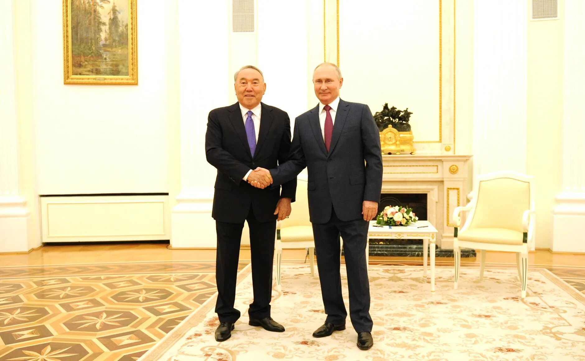 Президентская казахстана. Встреча Назарбаева Путина и в 2021.