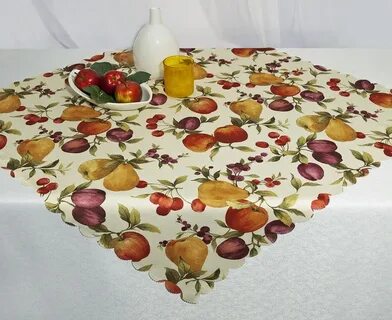Скатерть фрукты