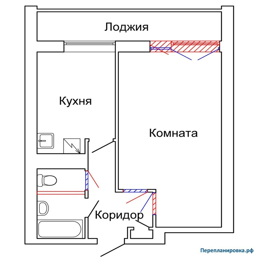 Планировка квартиры с лоджией. Схема однокомнатной квартиры. Схема квартиры 1 комнатной. Чертеж однокомнатной квартиры. План однокомнатной квартиры с лоджией.