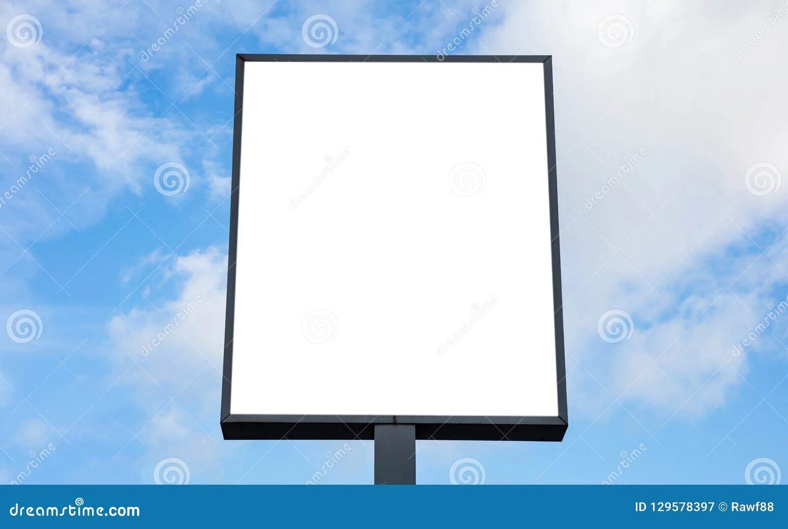 Вертикальный сток. Blank Billboard Mockup. Липёошка для рекламы.