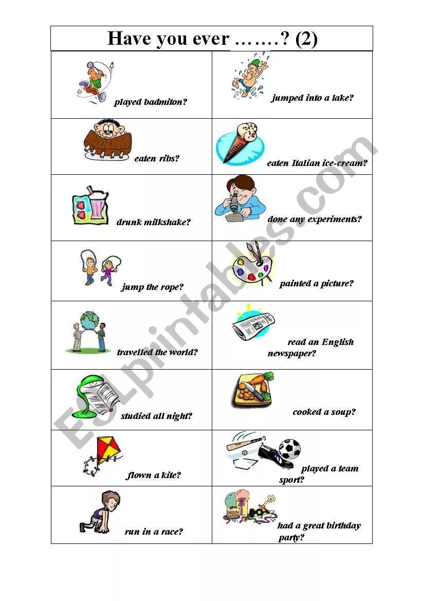 Have you ever карточки. Present perfect have you ever Worksheets. Have you ever Worksheets. Have you ever activity.