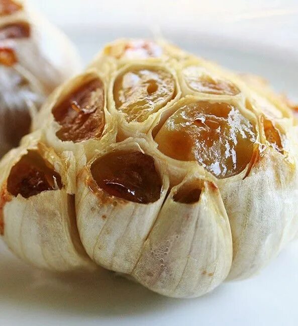 Печеный чеснок. Необычный чеснок. Жареный чеснок