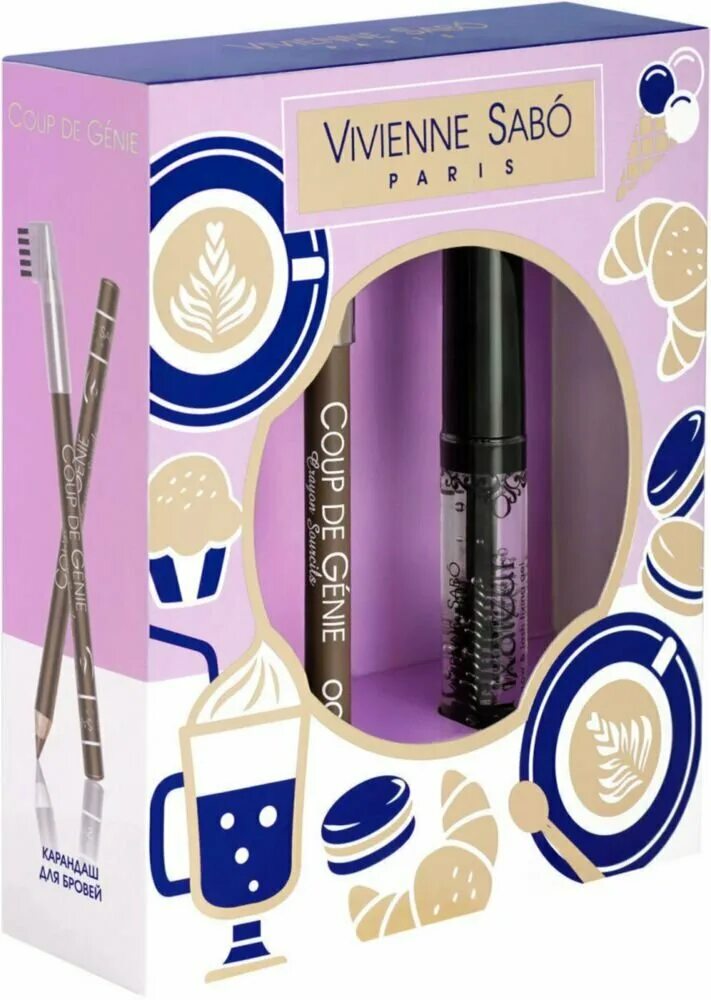 Вивьен сабо набор для бровей 01 fixator. Набор вивьен сабо тушь и карандаш. Vs подарочный набор (тушь "cabaret premiere" т. Vivienne sabo набор карандашей. Vivienne sabo набор карандашей.
