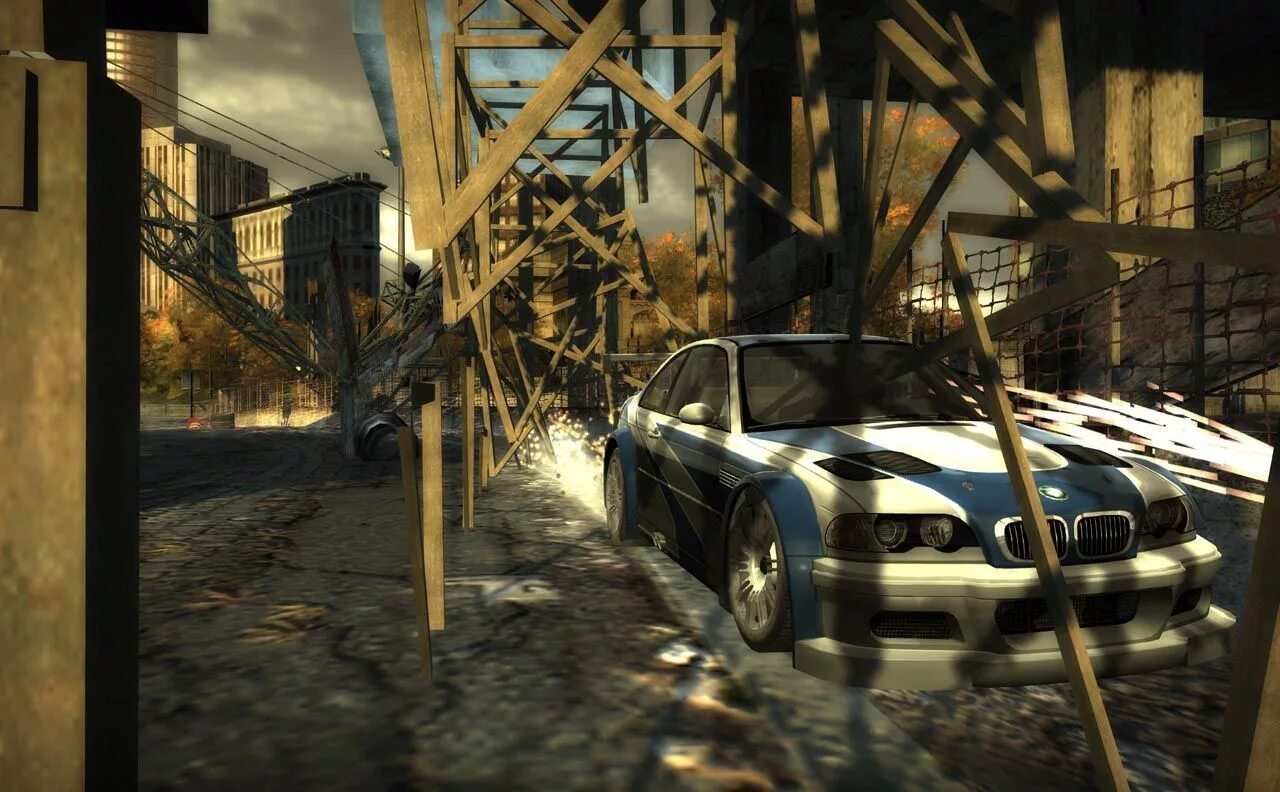 Need for speed wanted game. NFS most wanted 2005. NFS MW 2005 погоня. Недфорспид most wanted 2005. Need for Speed мост вантед.