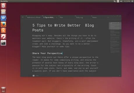 Write linux