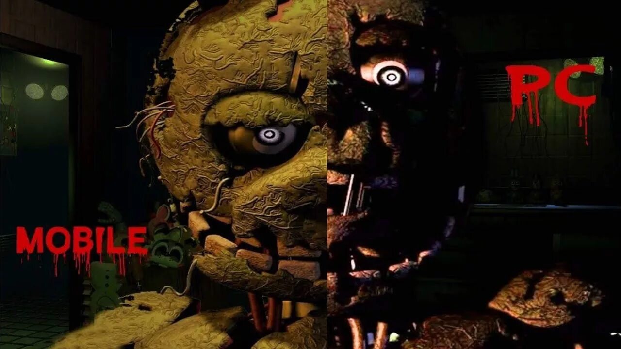 Fnaf plus пк. ФНАФ 3 ремастер. FNAF 3 Remastered. ФНАФ на компьютер. Куплинов ФНАФ 3.