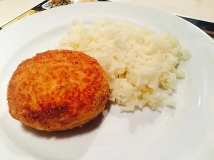 Рыбно рисовые котлеты