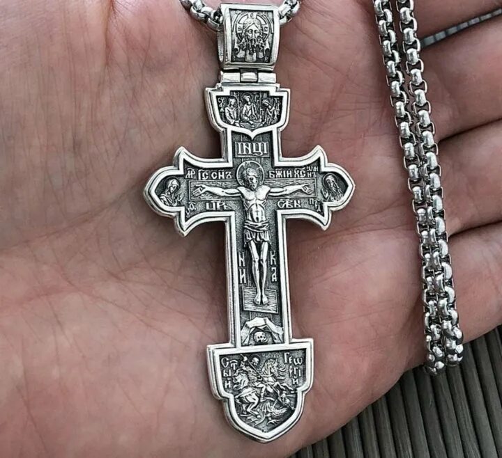 Нательный православный крестик серебро. Крест серебро РАМЗЕС. Крест наперсный серебро.