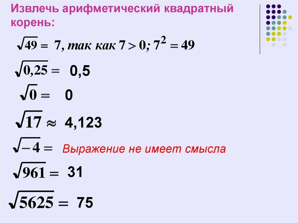 Квадратный корень из 100 сколько будет. Определение арифметического квадратного корня из числа. Алгебра свойства арифметического квадратного корня. Свойства арифметического квадратного корня 8 класс. Определение и свойства квадратного корня 8 класс.