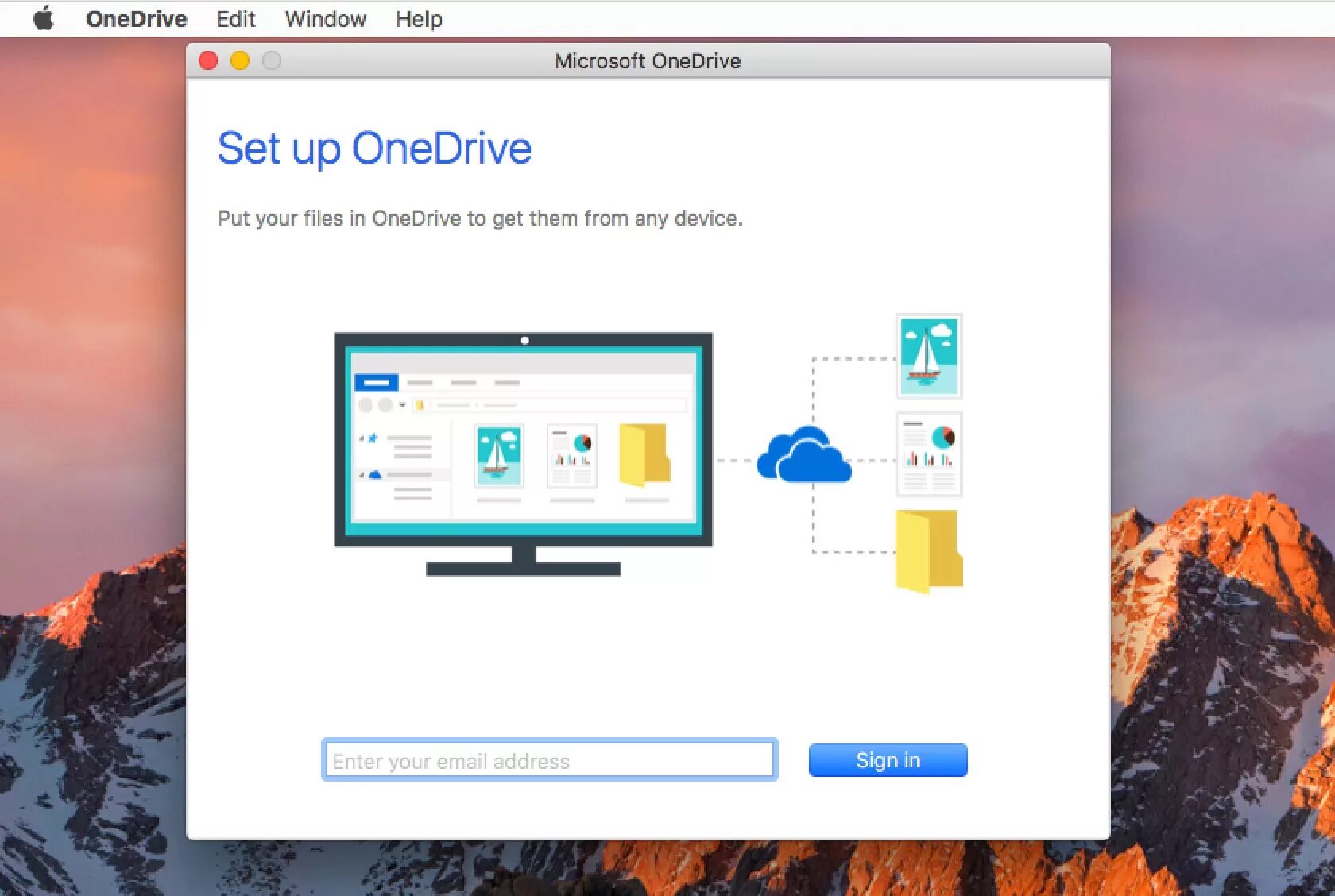 Нужна ли программа one drive. Microsoft ONEDRIVE. Установка ONEDRIVE. ONEDRIVE как выглядит приложение для компьютера. Установить оне драйв на компьютер.