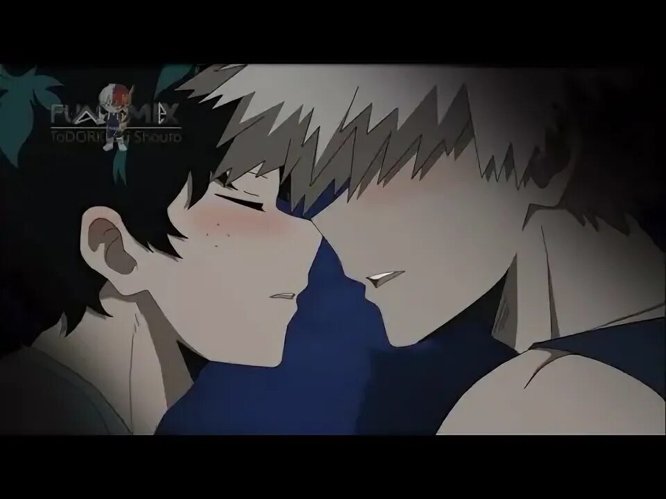 Sfw bakudeku kiss